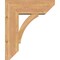 Ekena Millwork Thorton Slat Smooth Bracket w/ Offset Brace, Western Red Cedar, 7 1/2"W x 20"D x 24"H BKT0806X20X24THR06SWR - alternate 4